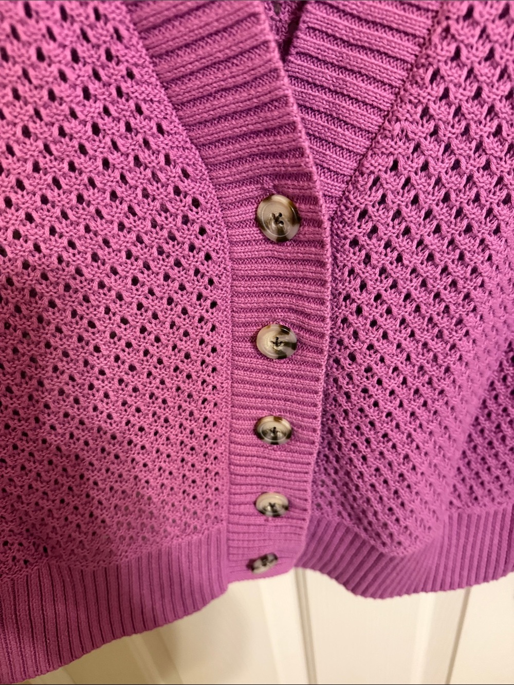 Torrid Open-Knit Button Cardigan - Picture 3 of 6